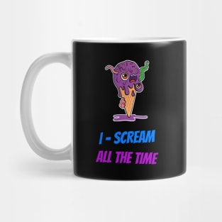 Halloween Cute Ice Cream Monster Mug